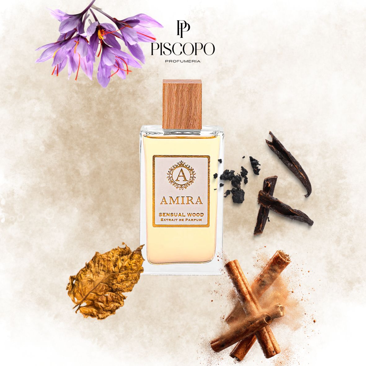 Amira - SENSUAL WOOD - Extrait De Parfum