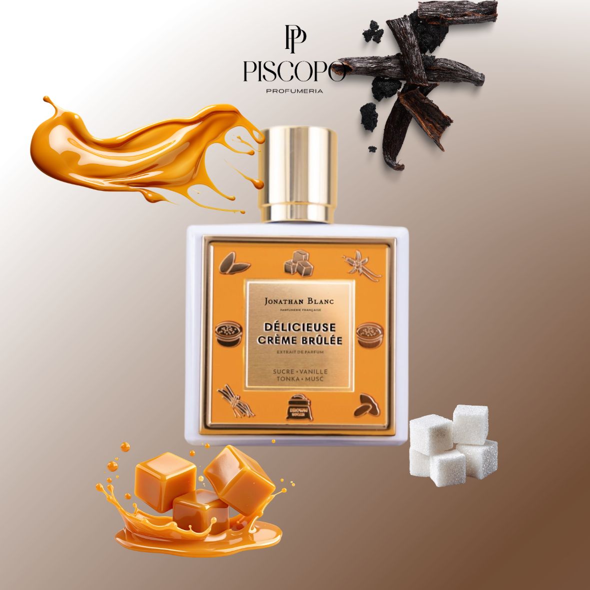 Jonathan Blanc - Délicieuse Crème Brulée - Extrait De parfum