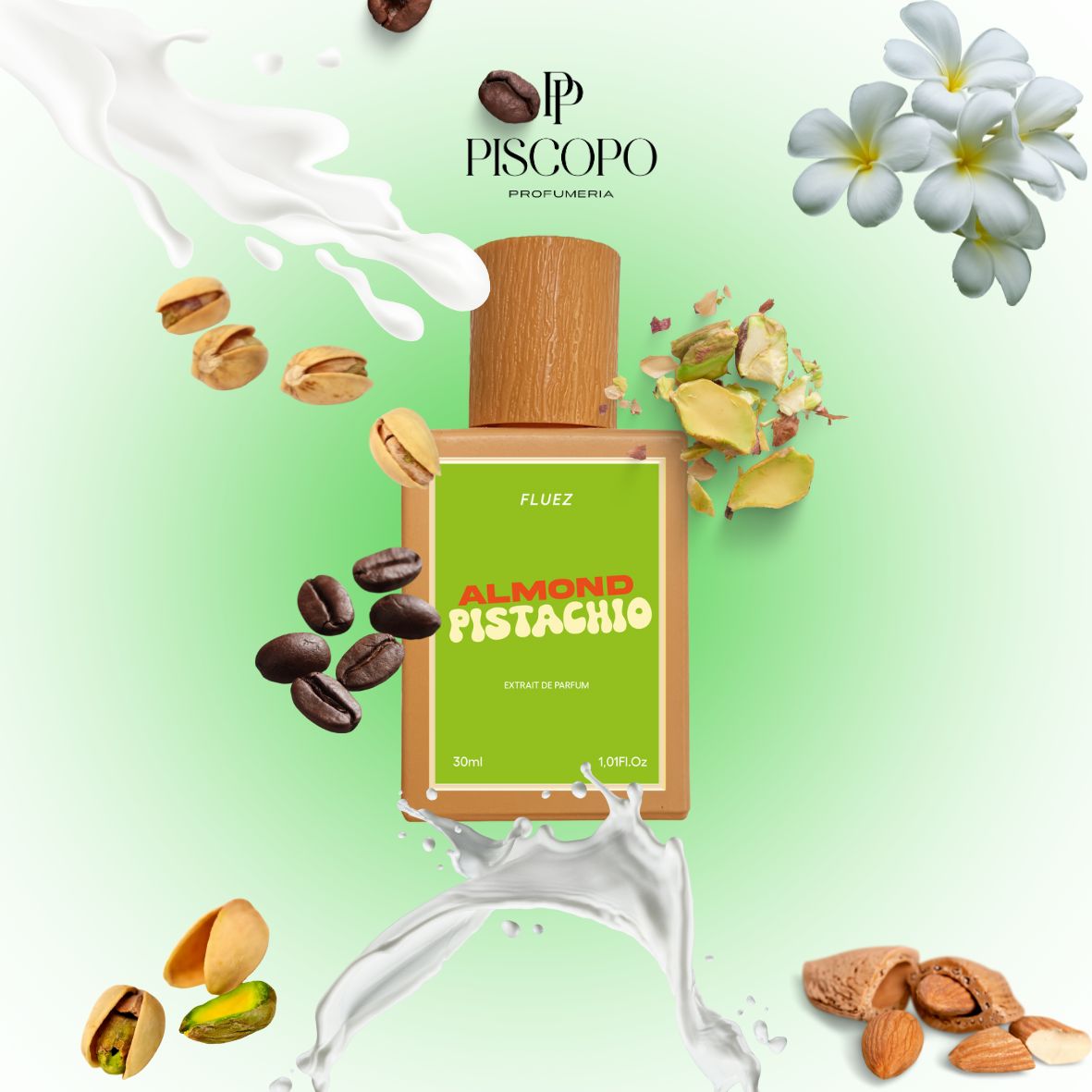 Fluez - Almond pistachio - Extrait de parfum